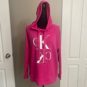 NEW. Calvin Klein. Oversized Logo Hoodie. Size S. Never Worn!